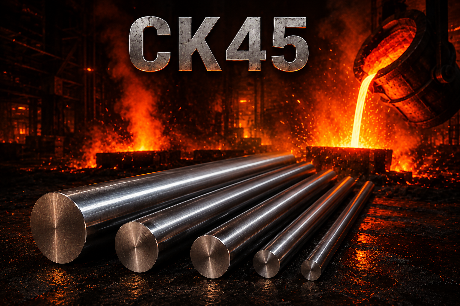 میلگرد ck45 قطر 25 میلیمتر